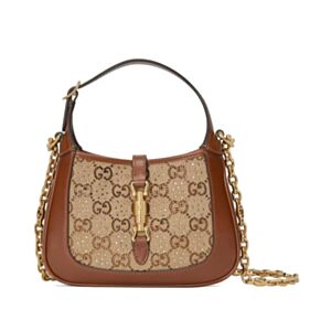 Gucci Jackie 1961 Mini GG Shoulder Bag 675799 Coffee