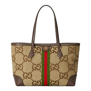Gucci Ophidia jumbo GG Medium Tote 631685 Brown