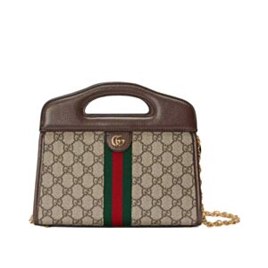 Gucci Ophidia Small Tote With Web 693724 Dark Blue
