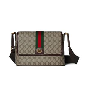 Gucci Ophidia Medium Messenger Bag Dark Coffee