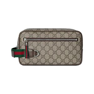Gucci Medium GG Toiletry Case 856041 Dark Coffee