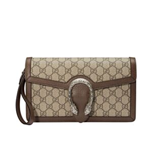 Gucci Dionysus GG Supreme clutch 621197 Dark Coffee
