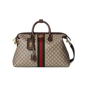 Gucci Gucci Savoy Medium Travel Bag Dark Coffee