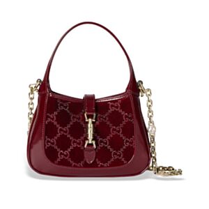 Gucci Jackie 1961 Crystals Mini Bag 675800 Mauve
