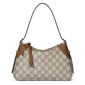 Gucci GG Emblem Small Shoulder Bag 815218 Coffee