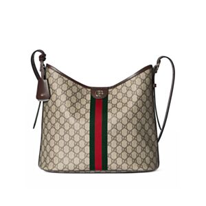 Gucci Ophidia Large Shoulder Bag Dark Coffee
