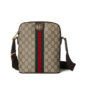 Gucci Ophidia Small Shoulder Bag Dark Coffee