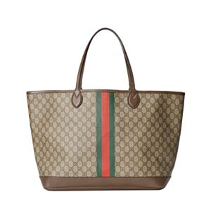 Gucci Ophidia GG Large Tote Bag 726755 Dark Coffee