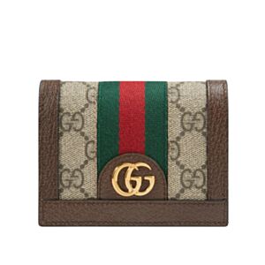 Gucci Ophidia GG card case 523155 Dark Coffee