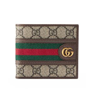Gucci Wallets Men Fabric 597609 Dark Coffee