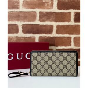Gucci Canvas Full-Zip Wallet