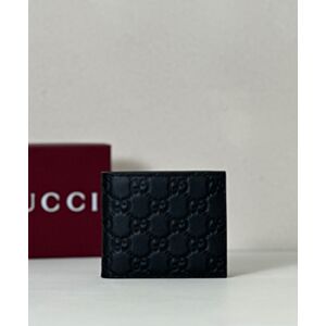 Gucci GG Emblem Series Bi-Fold Wallet Black
