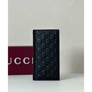 Gucci GG Emblem Series Card Holder Black