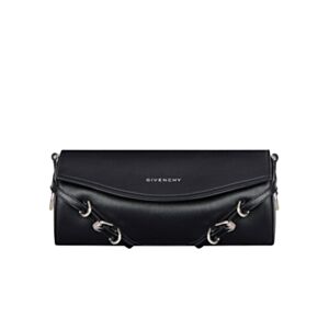 Givenchy Voyou Roller Bag In Grained Leather Black