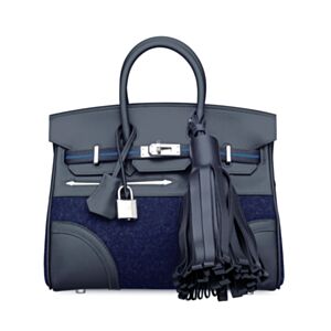 Hermes Birkin 25 Go Team Swift Dark Blue
