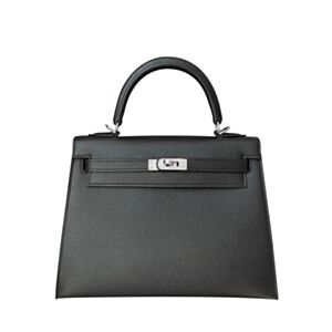 Hermes Kelly Bag 25 Epsom Leather Black