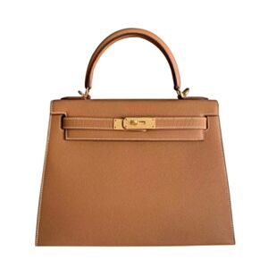 Hermes Kelly Bag 32 Epsom Leather Light Coffee