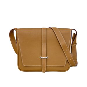 Hermes Steve Light Junior Messenger Bag Light Coffee