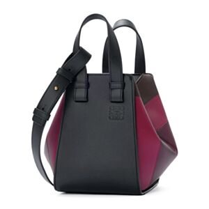 Loewe x Albers Leather Hammock Top-Handle Bag Mauve