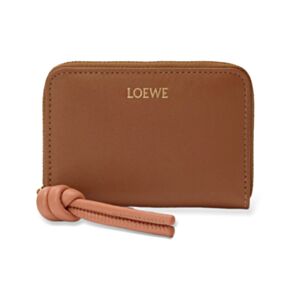 Loewe Zipped Coin Purse In Shiny Nappa Calfskin