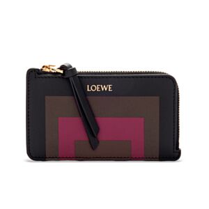 Loewe Coin Cardholder In Nappa Calfskin Black
