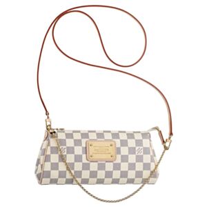 Louis Vuitton Damier Eva Clutch N55214 White