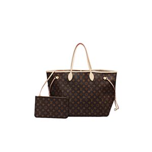 Louis Vuitton Monogram Neverfull M40990 Brown 