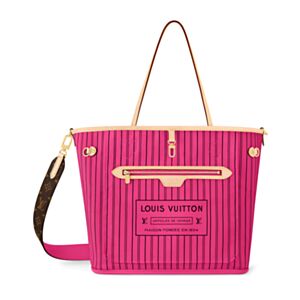 Louis Vuitton Neverfull Bandouliere Inside Out MM M12257 Peachblow