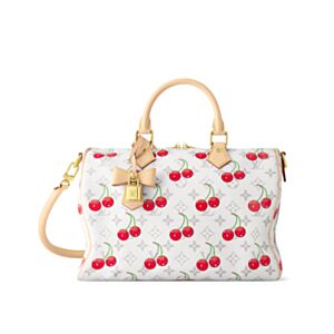 Louis Vuitton LV x TM Cherry Speedy Soft bandouliere 30 M14238 White