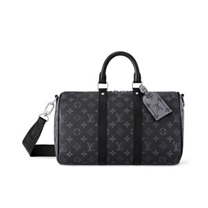 Louis Vuitton Keepall Bandouliere 35 M46655 Black