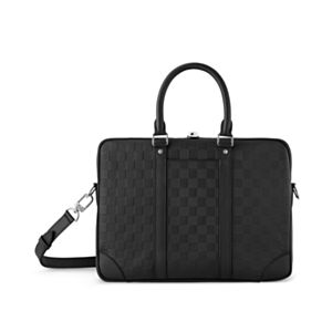 Louis Vuitton Porte-Documents Voyage NM N40444 Black