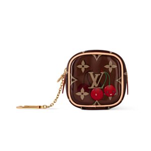 Louis Vuitton LV X TM Cube Coin Purse Brown