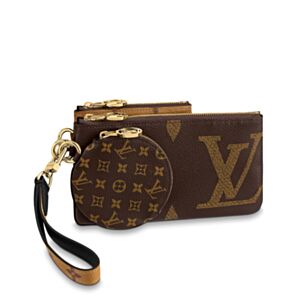 Louis Vuitton Trio Pouch M68756 Brown