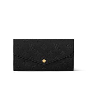 Louis Vuitton Sarah Wallet M82257 Black