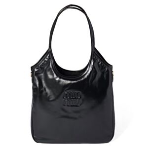 Miu Miu Ivy Leather Bag 5BG311 Black