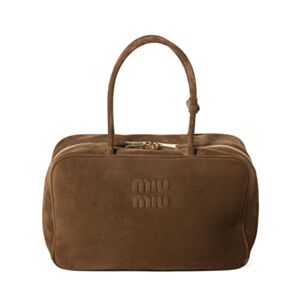 Miumiu Suede Beau Bag Coffee