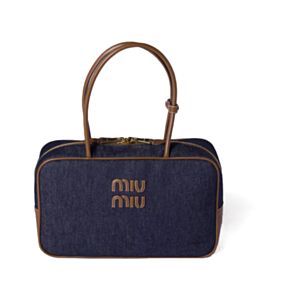 Miumiu Beau Denim Bag 5BB163 Blue