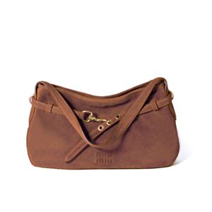 Miumiu Aventure Suede Bag 5BC181 Coffee