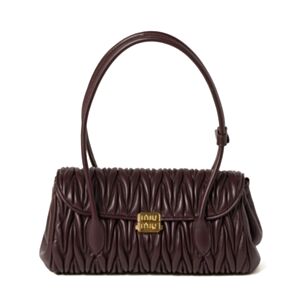Miumiu Matelasse Nappa Leather Shoulder Bag 
