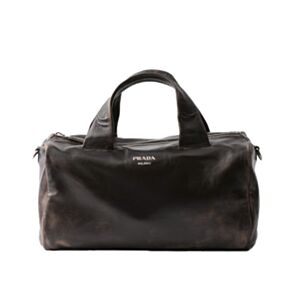 Prada Small Nappa Leather Duffle Bag 2VC046 Dark Coffee