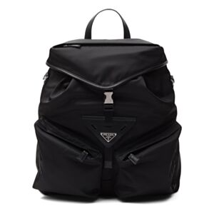 Prada Hot-nylon and leather backpack