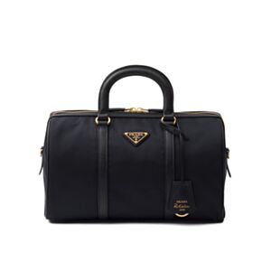 Prada Fever-Edition recycled nylon and Safiano leather tote
