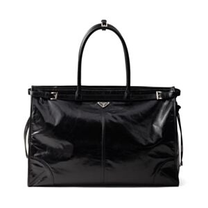 Prada Leather Tote Bag 2VG128 Black