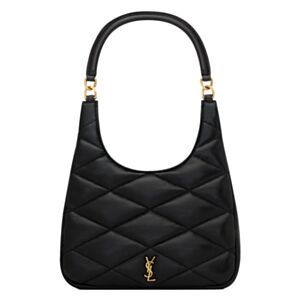 Saint Laurent Sade Hobo In Lambskin Black