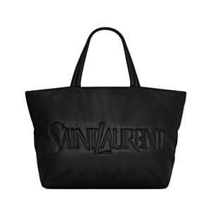 Saint Laurent Tote In Nappa Lambskin Black