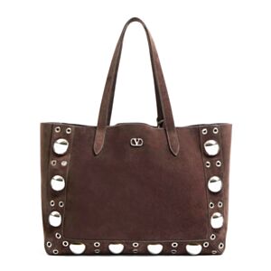 Valentino Garavani Nellcote Medium Suede Shopping Bag