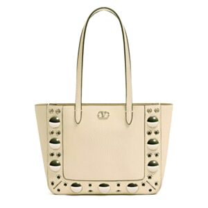 Valentino Garavani Nellcote Mini Shopping Bag Cream