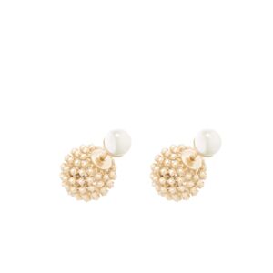 Christian Dior Women's Dior Tribales Earrings Golden