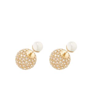 Christian Dior Women's Dior Tribales Earrings Golden