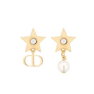 Christian Dior Women's Dior Star Earrings Golden